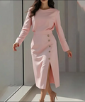 Pink Midi Dress