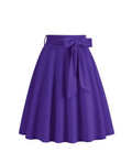 Purple Midi Skirt