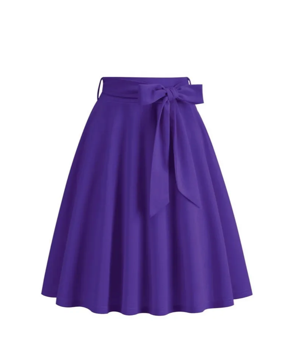 Purple Midi Skirt